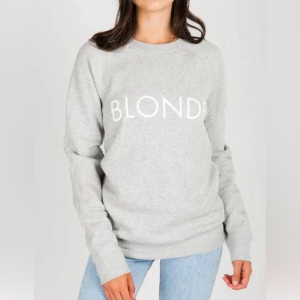 Brunette The Label - Blonde Classic Crewneck Sweater - NWOT